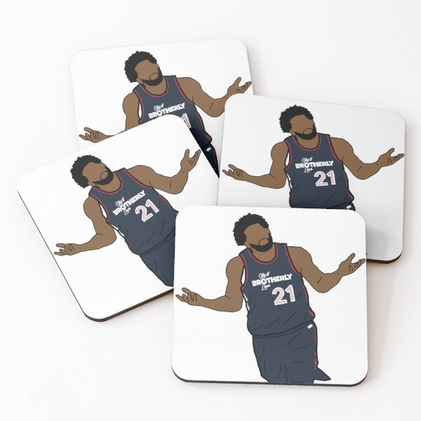 Item preview, Joel Embiid MVP Shrug designed and sold by SportsByBeau.