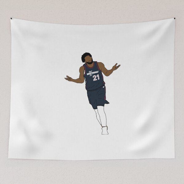 Item preview, Joel Embiid MVP Shrug designed and sold by SportsByBeau.