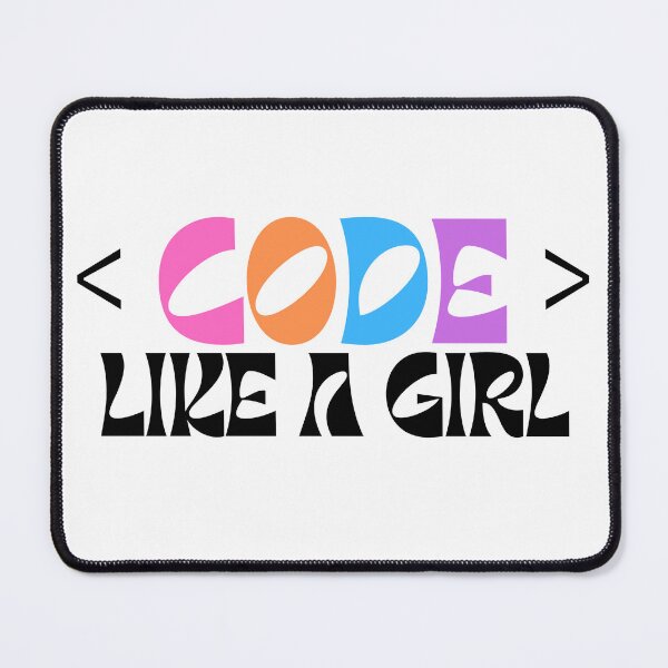 Item preview, CODE LIKE A GIRL designed and sold by ashleytshirts.