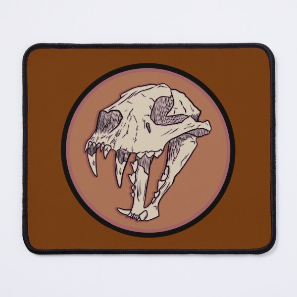 Item preview, sabre tooth tiger skull designed and sold by groovygreengal.