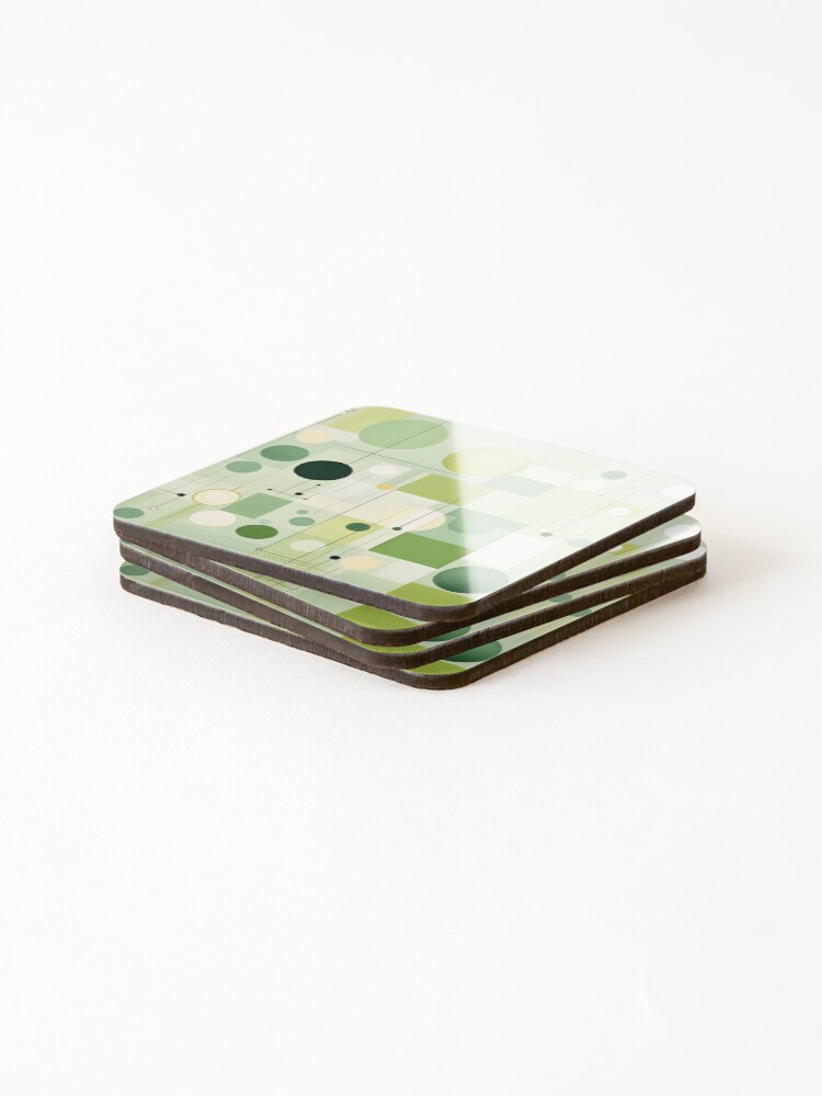 Thumbnail 4 of 5, Coasters (Set of 4), Verdant Variations designed and sold by RxU3.