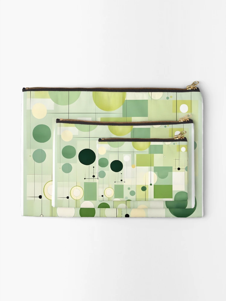 Thumbnail 2 of 4, Zipper Pouch, Verdant Variations designed and sold by RxU3.