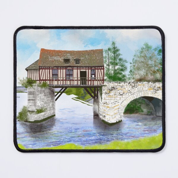 Item preview, The Old Mill at Vernon, France designed and sold by mazarte.