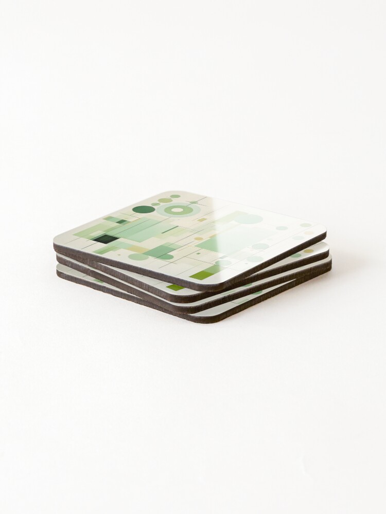 Thumbnail 4 of 5, Coasters (Set of 4), Verdant Variations designed and sold by RxU3.