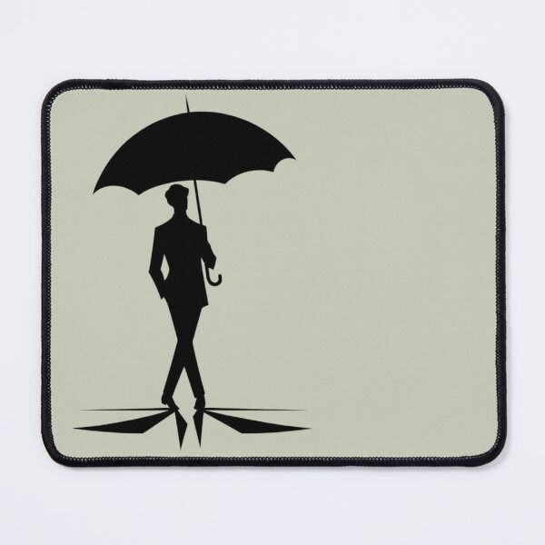 Item preview, Man Silhouette with Umbrella designed and sold by Chaput Store.