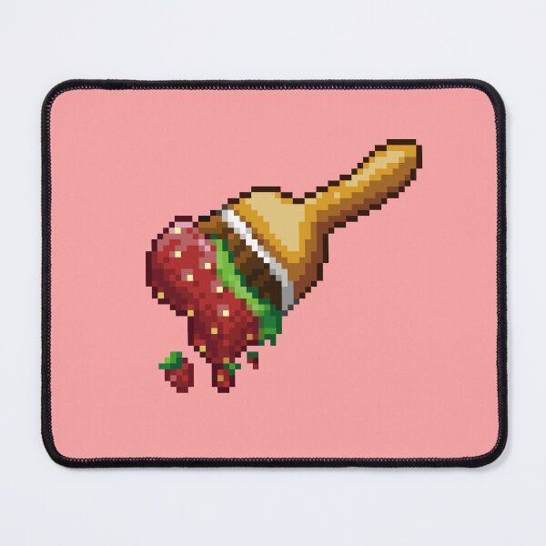 Item preview, Neopet Strawberry Fields Forever Paint Brush Pixel Art designed and sold by AyrosArts.