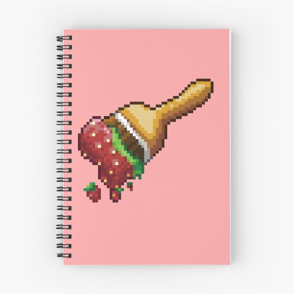 Item preview, Neopet Strawberry Fields Forever Paint Brush Pixel Art designed and sold by AyrosArts.