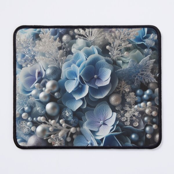 Item preview, Blue Hydrangea Snow Bouquet (2) designed and sold by Gen-Whimsy.