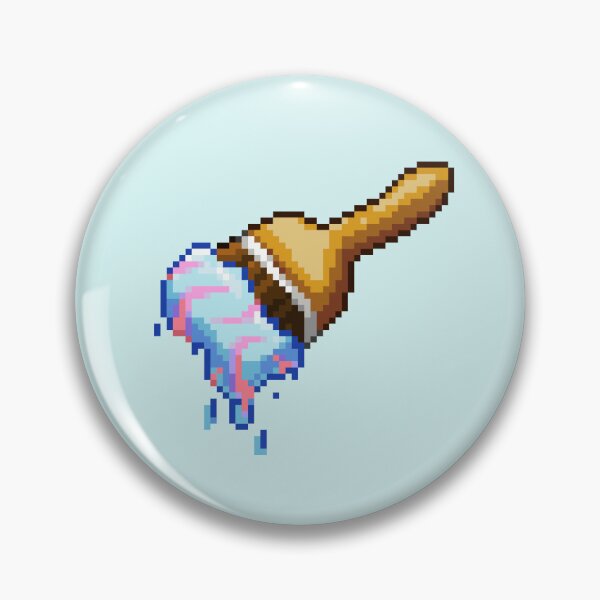 Item preview, Neopet Striped Paint Brush Pixel Art designed and sold by AyrosArts.