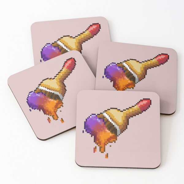 Item preview, Neopet Oil Paint Brush Pixel Art designed and sold by AyrosArts.