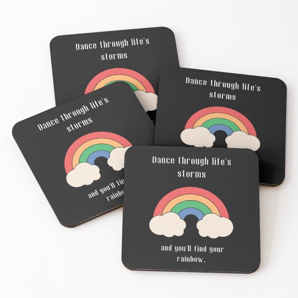 Item preview, Dance through life's storms, and you'll find your rainbow designed and sold by ZingZest.