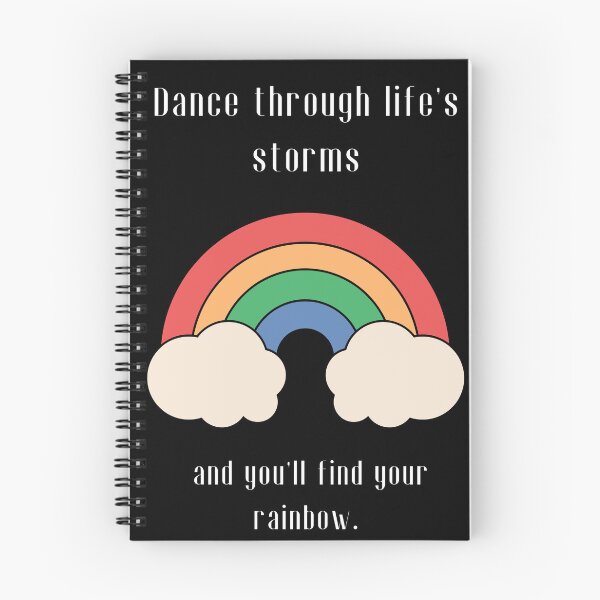 Item preview, Dance through life's storms, and you'll find your rainbow designed and sold by ZingZest.