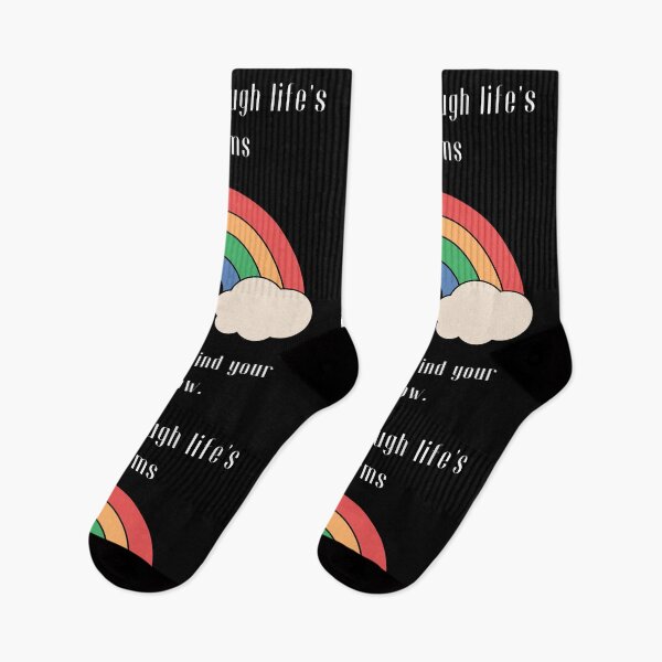 Item preview, Dance through life's storms, and you'll find your rainbow designed and sold by ZingZest.