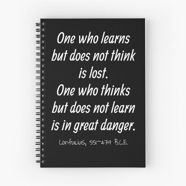 Item preview, One Who Thinks & Learns, Confucius, 551–479 B.C.E. designed and sold by RocketshipRetro.