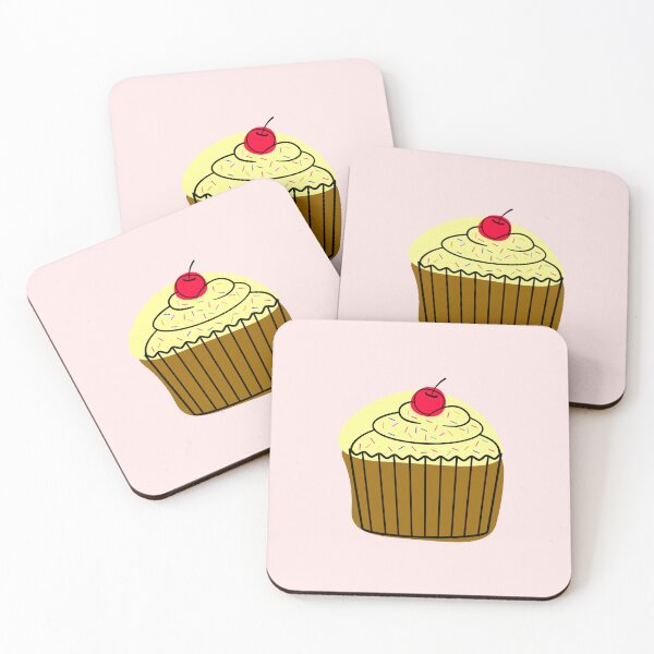 Item preview, cupcake with a cherry on top  designed and sold by sumajouda.