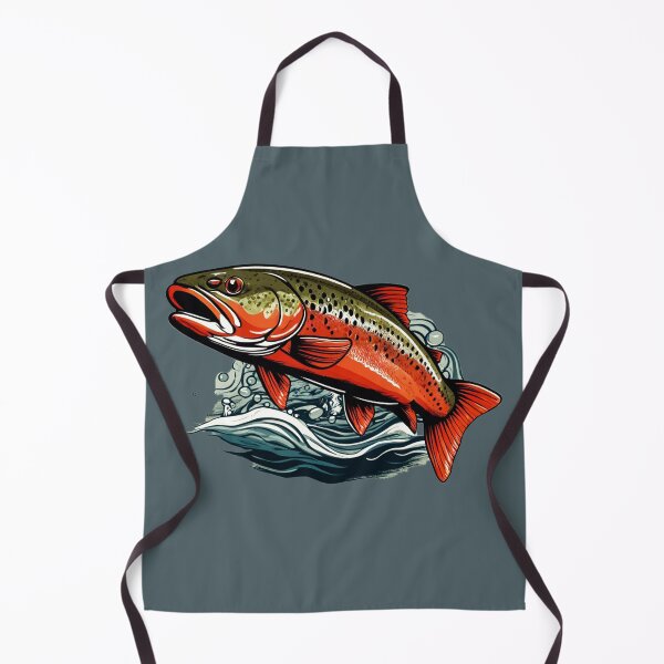 Item preview, trout illustration designed and sold by DesignsHero.