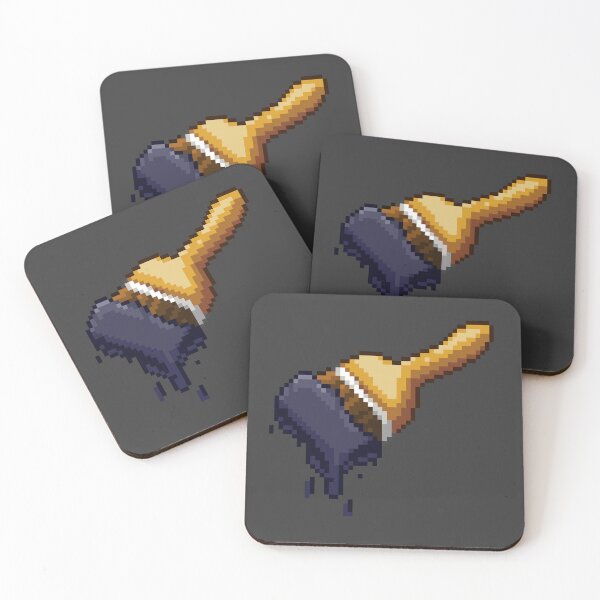 Item preview, Neopet Shadow Paint Brush Pixel Art designed and sold by AyrosArts.