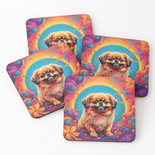 Item preview, Psychedelic Pekingese designed and sold by Cloe Dauplais.