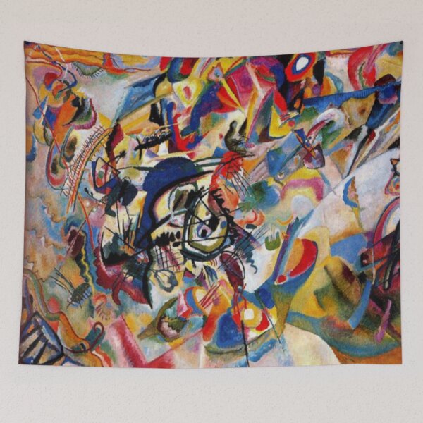 Item preview, Kandinsy 1913 Composition 7 Art Reproduction designed and sold by molamode.