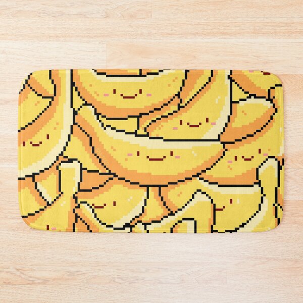 Item preview, Cute Banana Characters Pattern Retro Pixel Art designed and sold by LVTFCOarts.