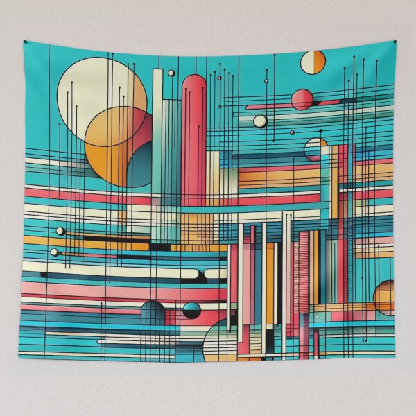 Artikelvorschau, Harmonie von Geometrie und Farbe entworfen und verkauft von Lyavalio.