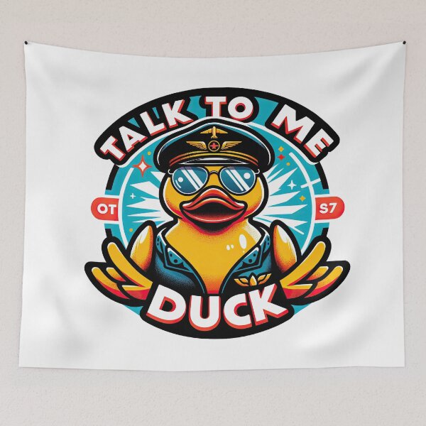 Item preview, Rubber Duck Debugging: The Coder's Quacking Companion designed and sold by TuringTacoTales.
