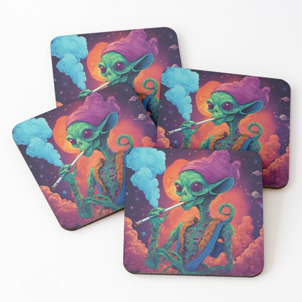 Item preview, Alien with a pipe designed and sold by eli-test.