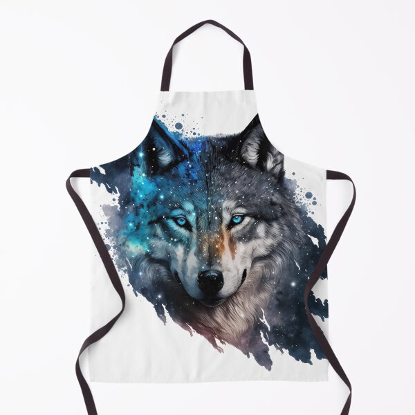 Item preview, Mystical Galaxy Celestial Wolf Silhouette Cosmic Star Night designed and sold by Nicole Creates.