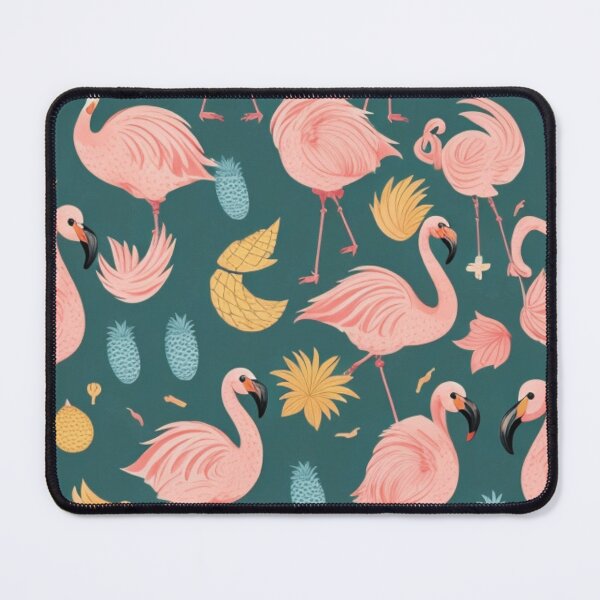 Item preview, Summer Fun: Flamingos and Pineapples Patterns designed and sold by asbno19.