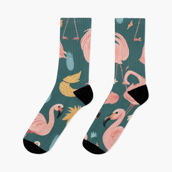 Item preview, Summer Fun: Flamingos and Pineapples Patterns designed and sold by asbno19.