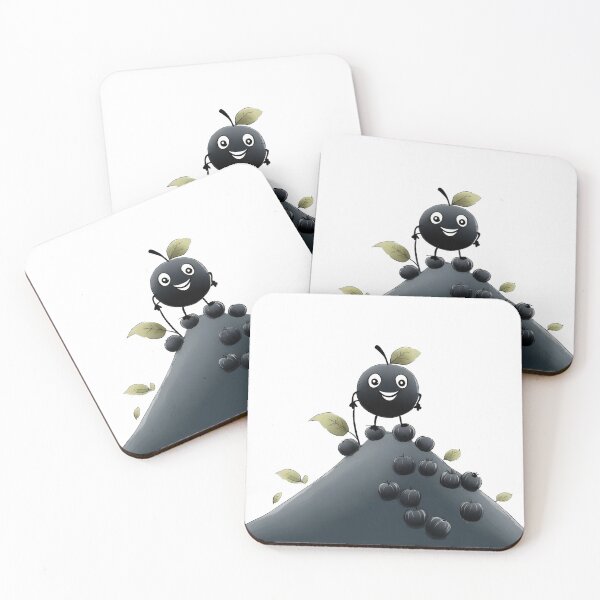 Item preview, Smiling Blueberry Mountaineer designed and sold by omerfdln34.