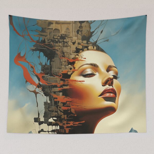 Item preview, Surreal Siren's Mirage: A Symphony of Abstraction designed and sold by Mullet Monkey.