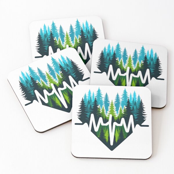 Artikelvorschau, Forest Pulse Nature T-Shirt entworfen und verkauft von ncfashion19.