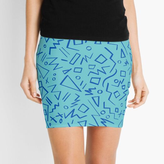Item preview, Retro print blue designed and sold by DF3.