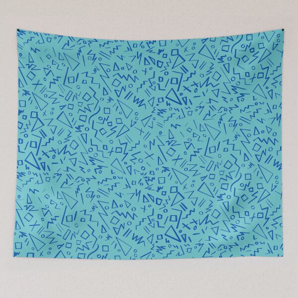 Item preview, Retro print blue designed and sold by DF3.
