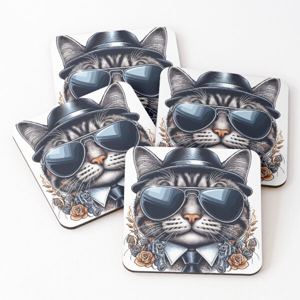 Item preview, cool cat designed and sold by Greydate.