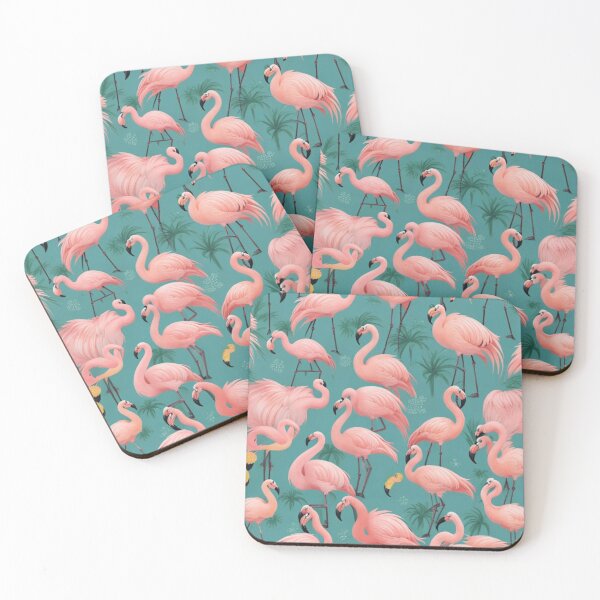 Item preview, Summer Fun: Flamingos and Pineapples Patterns designed and sold by asbno19.