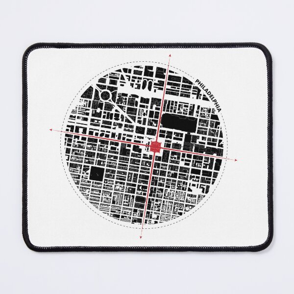 Item preview, City of Brotherly Lines: Philadelphia Urban Plan designed and sold by Mundivagant Designs.