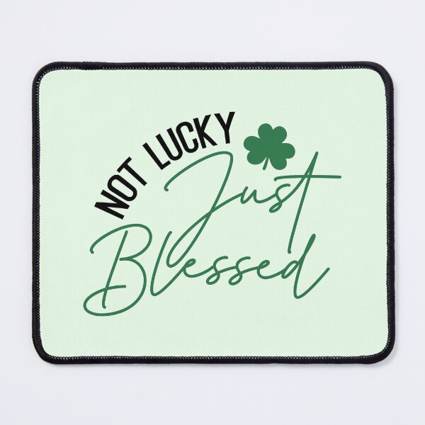 Item preview, Blessed Beyond Luck: Typography with Clover designed and sold by FrescoDesign.