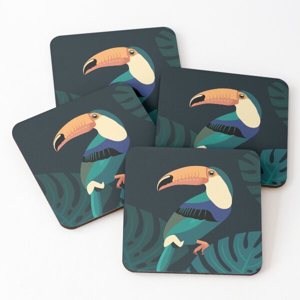 Item preview, Toucan - Dark designed and sold by avec magie.