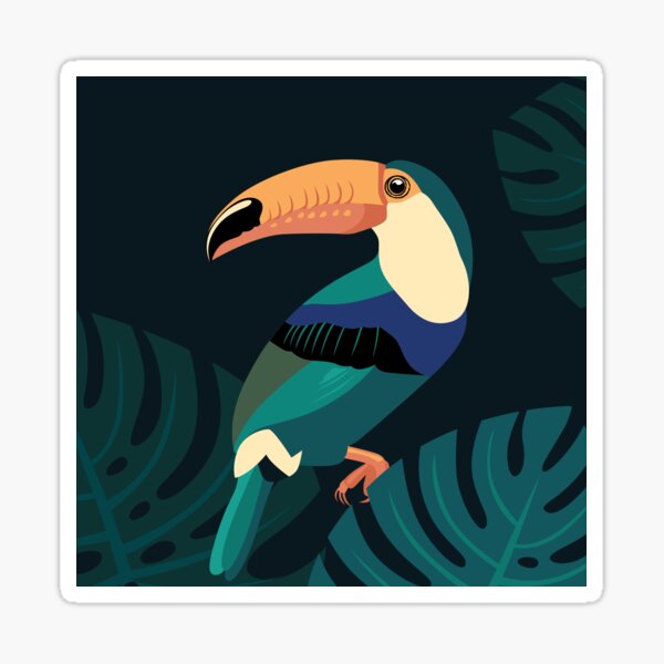 Toucan - Sombre Sticker