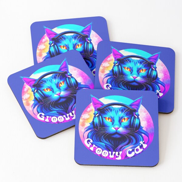 Item preview, Groovy Cat 4 designed and sold by DigitalandPhoto.