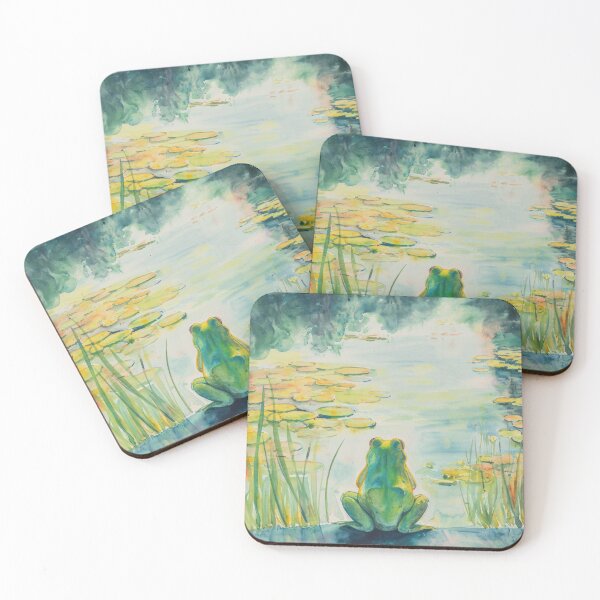 Item preview, Journey of Harmony - Watercolor Frog Family Reunion designed and sold by cruzjone.