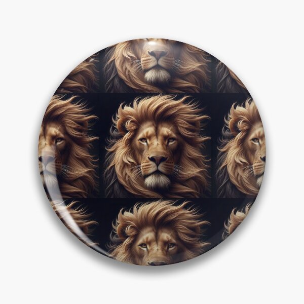 Item preview, León moviendo la melena designed and sold by Bit Canvas.