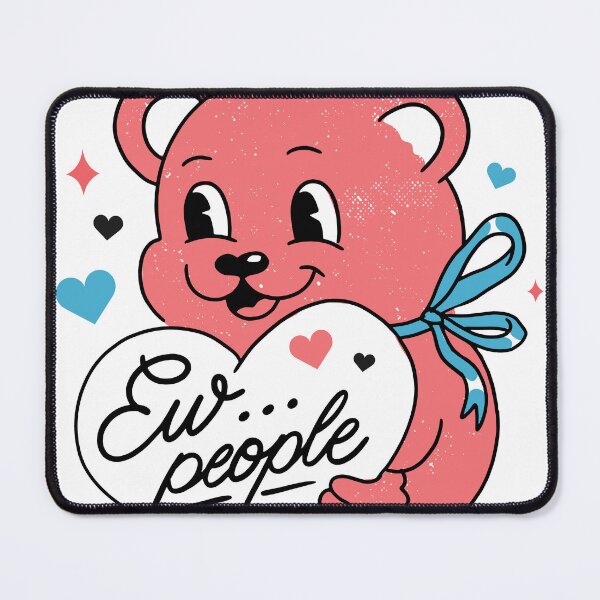Item preview, Cute Retro Cuddly Bear Anti-Social Eww People Introvert designed and sold by Nicole Creates.