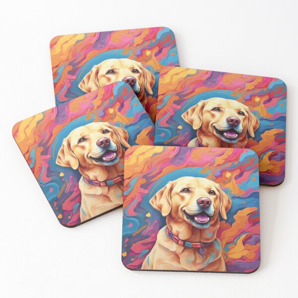 Item preview, Psychedelic Labrador Retriever designed and sold by Cloe Dauplais.