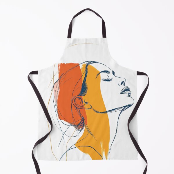 Item preview, Serenity in Profile - Minimalist Contour Art designed and sold by MichelTimeArt.