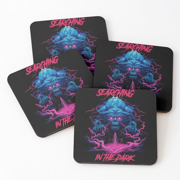 Item preview, Searching in the dark Synthwave Cyberpunk designed and sold by GlitchGrotesque.