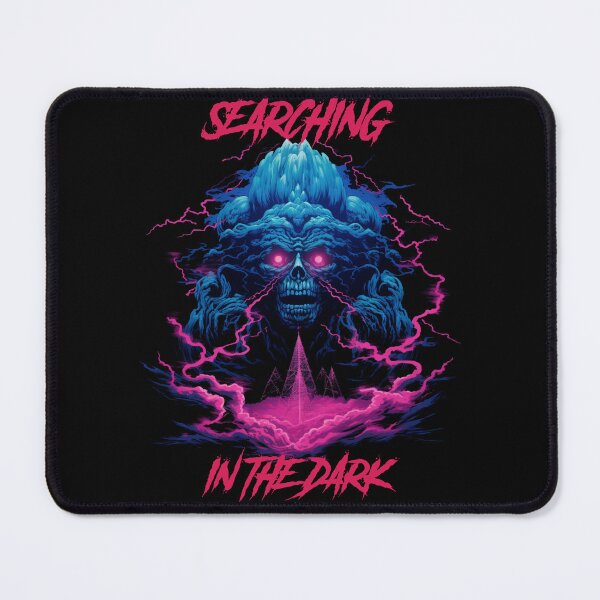 Item preview, Searching in the dark Synthwave Cyberpunk designed and sold by GlitchGrotesque.