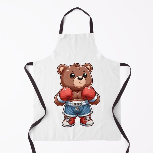 Item preview, Cute heavyweight boxer bear Kawaii designed and sold by TeddybearClub.